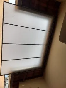 COBERTURA RETA EM LONA TRANSLÚCIDA BRONZE